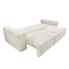 Rozkládací pohovka HARPERA BIG SOFA béžová – s úložným prostorem