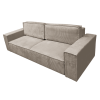 Rozkládací pohovka, šedobéžová Taupe, HARPERA BIG SOFA Rozkládací pohovka, šedobéžová Taupe, HARPERA BIG SOFA