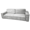 Rozkládací pohovka, světle šedá, HARPERA BIG SOFA Rozkládací pohovka, světle šedá, HARPERA BIG SOFA
