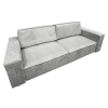 Rozkládací pohovka, světle šedá, HARPERA BIG SOFA Rozkládací pohovka, světle šedá, HARPERA BIG SOFA