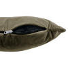 Kancelářské křeslo, šedohnědá Taupe Velvet látka/chrom, KLIAN