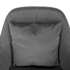 Kancelářské křeslo, šedá Velvet látka/chrom, KLIAN