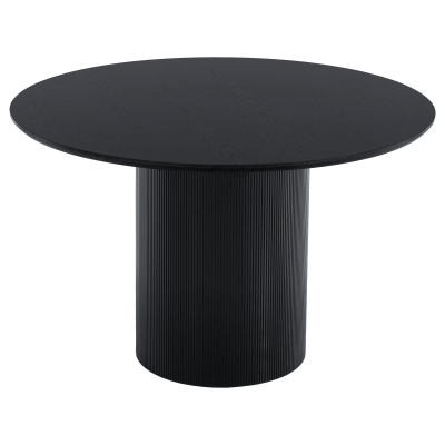 Jídelní stůl, černá, průměr 120 cm, MAHIR TYP 2 Jídelní stůl, černá, průměr 120 cm, MAHIR TYP 2