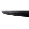 Jídelní stůl, černá, průměr 120 cm, MAHIR TYP 2