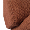 Designové křeslo, terakota/černá, KAPY Designové křeslo, terakota/černá, KAPY