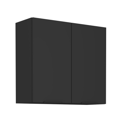 Horní skříňka, černá, SIBER 80 G-72 2F Horní skříňka, černá, SIBER 80 G-72 2F