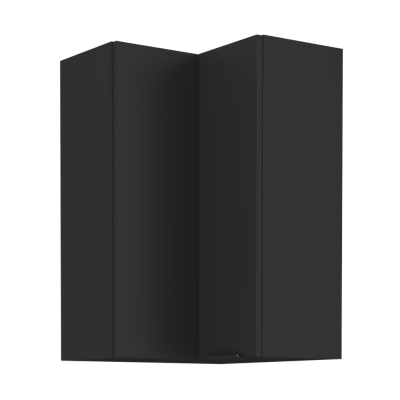 Horní rohová skříňka, černá, SIBER 60x60 GN-90 2F Horní rohová skříňka, černá, SIBER 60x60 GN-90 2F