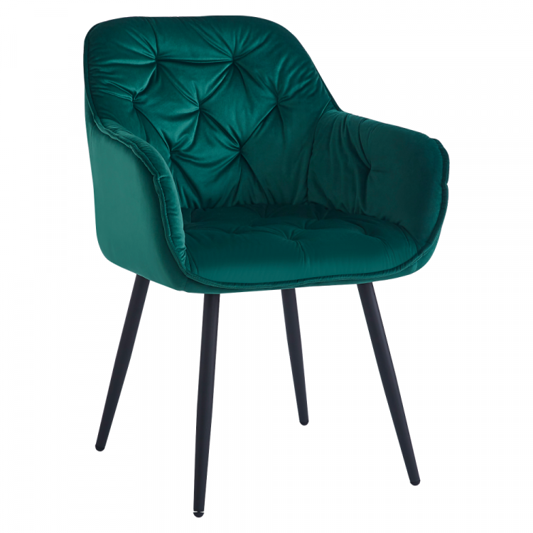 Designové křeslo, zelená Velvet látka, FEDRIS NEW Designové křeslo, zelená Velvet látka, FEDRIS NEW