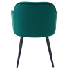 Designové křeslo, zelená Velvet látka, FEDRIS NEW Designové křeslo, zelená Velvet látka, FEDRIS NEW