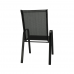 Židle stohovatelná ALDERA. Tmavě šedá/černá