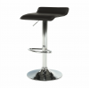 Barová židle LARIA. Ekokůže černá/kov