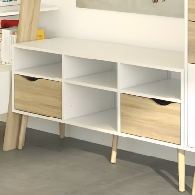 TV stolek OSLO. Dub sonoma/bílá