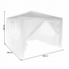 Zahradní party stan TEKNO 3x3. Bílý
